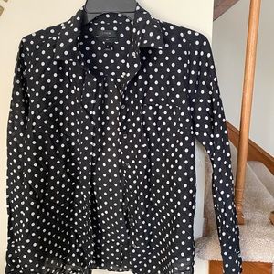 J crew long sleeves blouse size 6